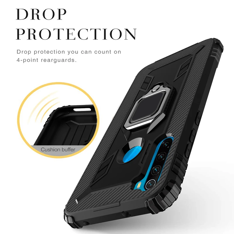 Бронированный чехол для Oppo Realme X2 Pro XT Realme 5 Pro Q A9 A5 Reno Ace Coque с магнитным металлическим кольцом, чехол