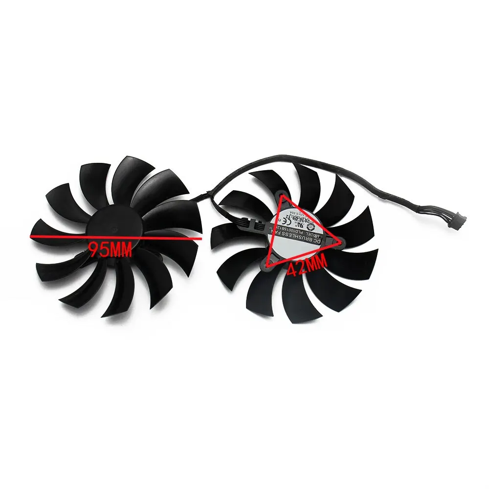 PLD10015B12H 12V 0.55A 95 мм GTX1080 1070 TI ACX 3,0 для EVGA GeForce GTX 1080 1070 1070Ti FTW2 игровой ICX Графика карты Coolin