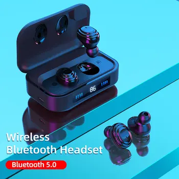 

Ottwn H01 TWS Bluetooth Earphone True Wireless Bluetooth 5.0 Earbuds Stereo Music Headphones Touch Control 2000mAh LED Display