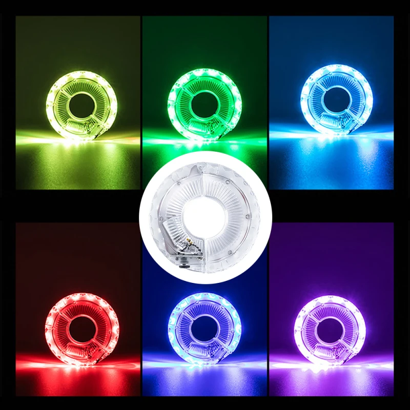 Smart LED Bicycle Wheel Light Bike Front Tail Hub Spoke One Lamp with 7 Color 18 Modes Rechargeable Kids Balance Bike Light Smart LED Bicycle Wheel Light Bike Front Tail Hub Spoke One Lamp with 7 Color 18 Modes Rechargeable Kids Balance Bike Light