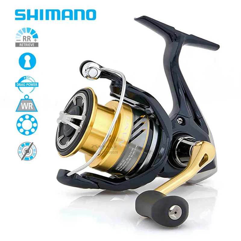 

SHIMANO NASCI 1000-3000HG 4+1BB Spinning Wheel Freshwater Sea Fishing Route Subwheel
