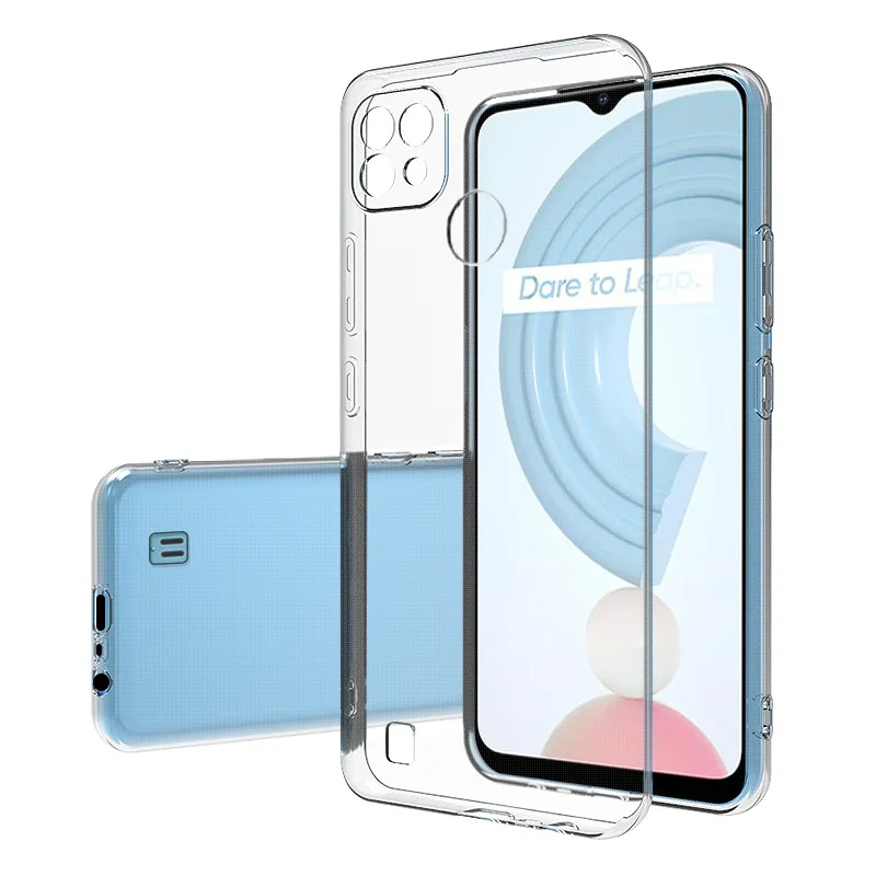 Ultra Thin Clear Soft TPU Protector Camera Lens Back Case For Realme C20 C21 C25 C21Y 7i 8 7 Pro GT NEO C11 Bumper Silicone | Мобильные