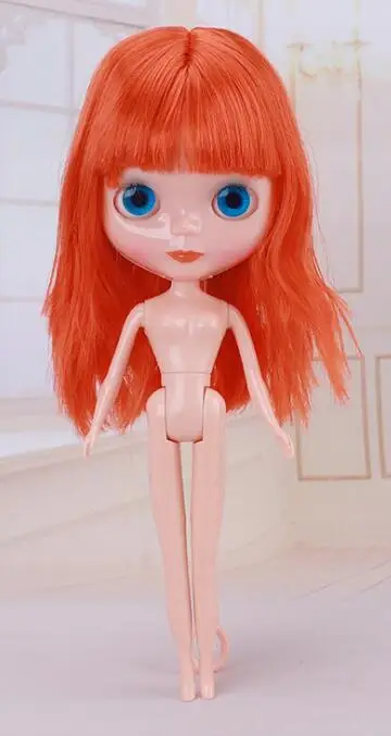 30 см шарнирные куклы BJD для девочек, модная Кукла Blyth, цветные волосы, сделай сам, макияж, Обнаженная кукла, наряды, игрушки для девочек, подарок