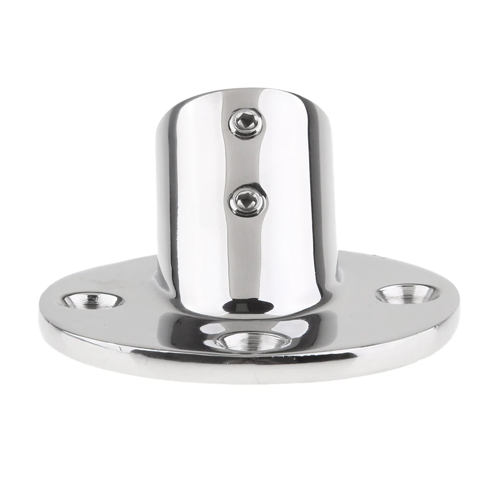 Boat Hand Rail Fitting Stainless Steel Marine Hand Rail Handrail 45 Degree 25mm/1" Round Base For Yacht Boat Accessories Marine