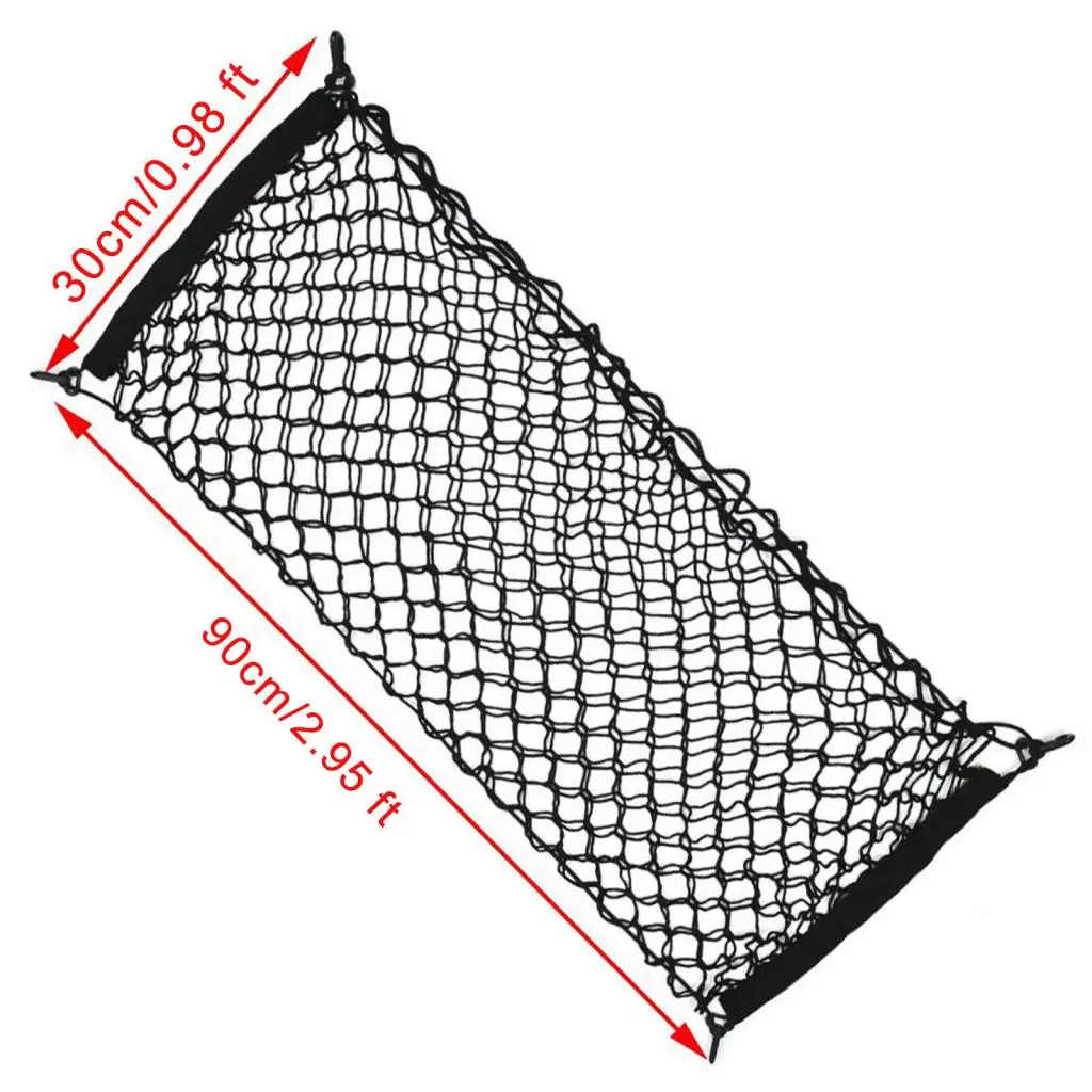 90x30 см Автомобильная задняя часть внедорожника сетка мешок Органайзер сопротивление истиранию