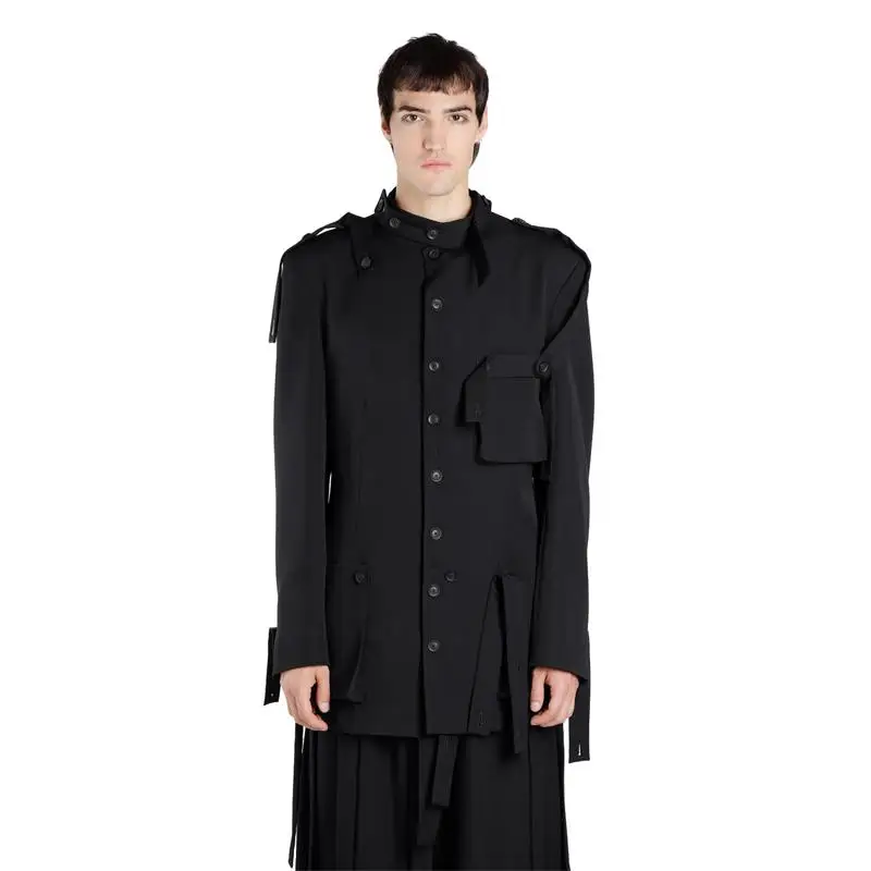 Индивидуальная S ~ 6XL Новый независимый дизайн сценический шоу Стиль Лента куртка