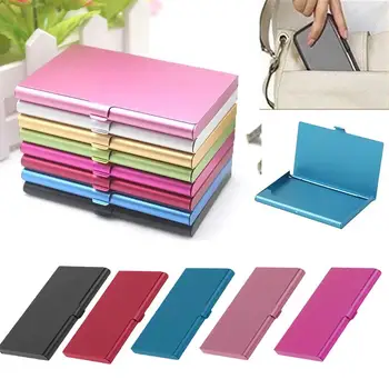 

Business Card Case Portable Business Card Case High-End Card Case Credit Metal Box Portable Case Office Supplies Document