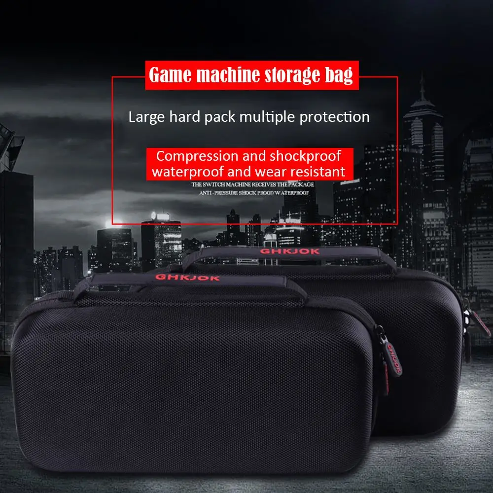 Противоударная сумка для хранения подходит для игровой консоли nintendo Switch и аксессуаров портативный чехол для переноски Защитный Водонепроницаемый Чехол