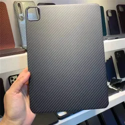 100% Real Aramid Carbon Fiber Ultra Slim Cases Cover For Apple iPad Pro Air Mini
