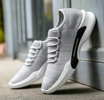 

2019 Hot Sale Running Shoes For Men Lace-up Athletic Trainers Zapatillas Sports Male Shoes Outdoor Walking Sneakers LL-09