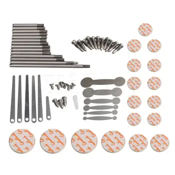 

Yibuy DIY Clarinet Repair Part Set B Type & 6 Piece Set Clarinet Flat Pad Tool