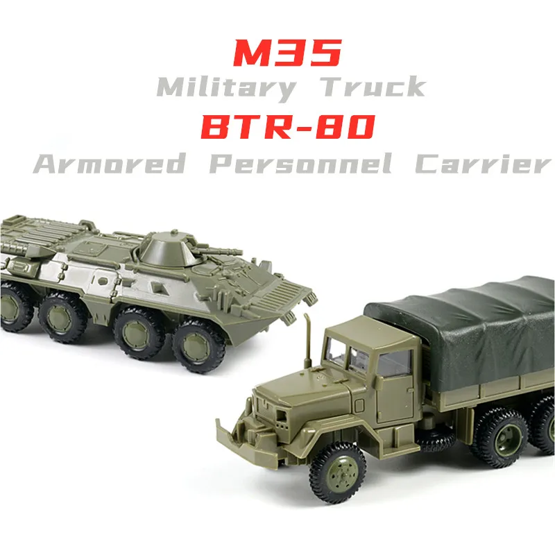 1/72 M35 грузовик колесница модель Советского Союза BTR-80 бронетранспортер модели для