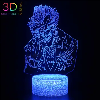 

ATOPH Remote Control LED Night Light for Boys Girls Bag Guy The Joker Nightlight 16 Color Changing USB Charge