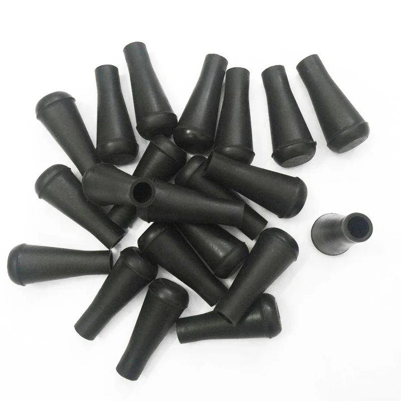 6/8mm Stump Arrow Tip Black 6PCS Archery Soft Blunt Broadheads Practice Tool