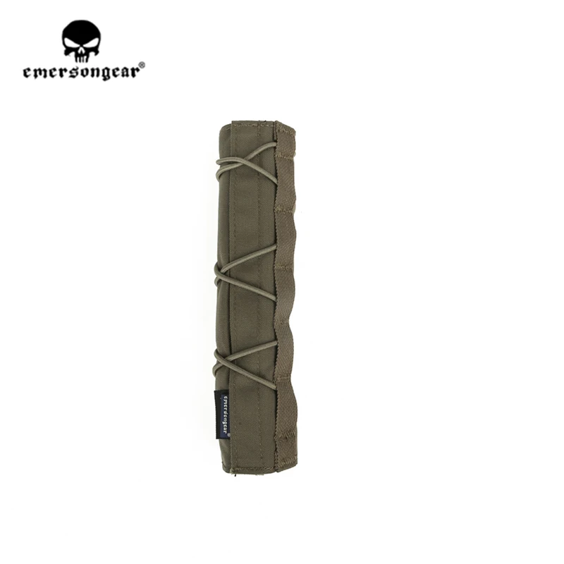 Ranger Green Emerson gear Emerson 22 см подавитель глушителя Mirage Cover Shield Sleeve глушитель чехол страйкбол военный CS Спорт на открытом воздухе снаряжение - Цвет: Ranger Green