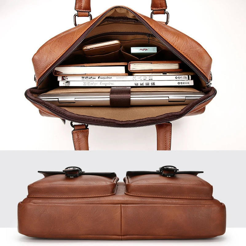 computer bag 14 inch men handbag messenger black brown briefcase men 13 brown leather bag for men mens work bags