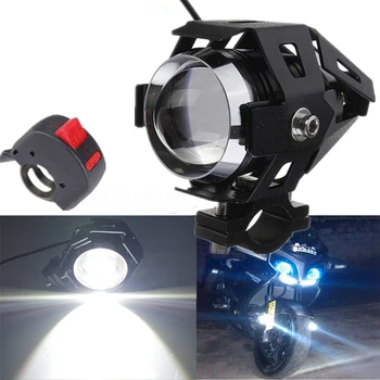 

Motorcycle Off-road Vehicle Modified Headlights LED Spotlights U5 Upper Low Beam Motorbike Spot Lamp for Motorcycle Scooter