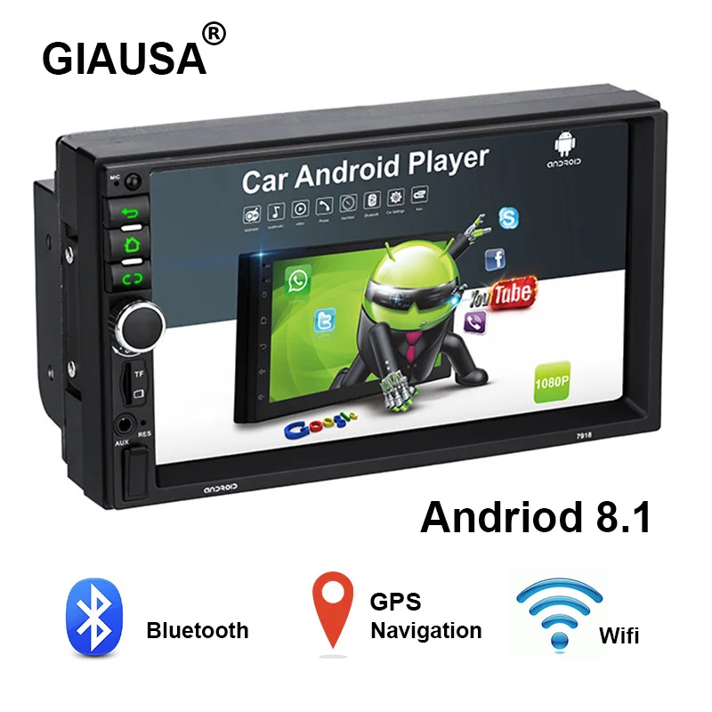магнитола 2 din андроид с навигацией gps Wifi авто аудио сабвуфер Автомобильная