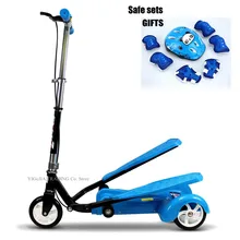 Easy Ride Kids 2 Pedal Scooter Dual Pedal Scooter Double Pedal Scooter With Brake And 6 Safer