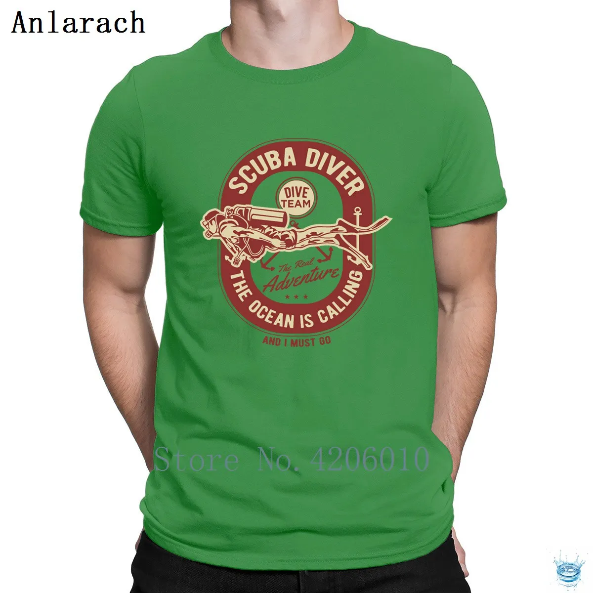 Scuba Diver Divings Dives Ocean T-Shirts Spring Homme Cheap Design T Shirt For Men Quirky Cotton Fashion Letters