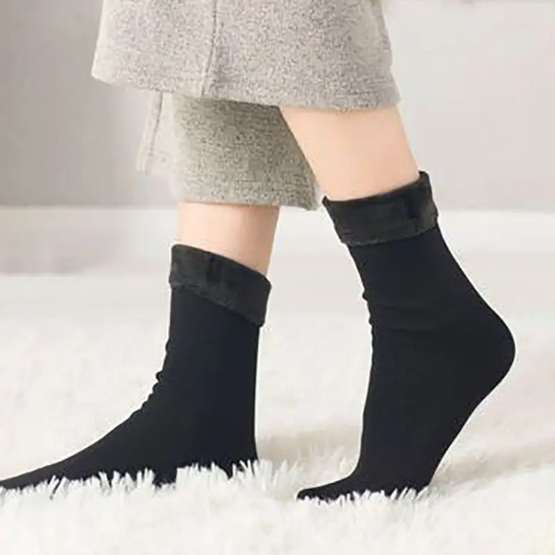 K зимние теплые носки женские повседневные Harajuku сплошной цвет дышащий материал, впитывающий влагу дезодорант эластичные спортивные рабочие носки новинка
