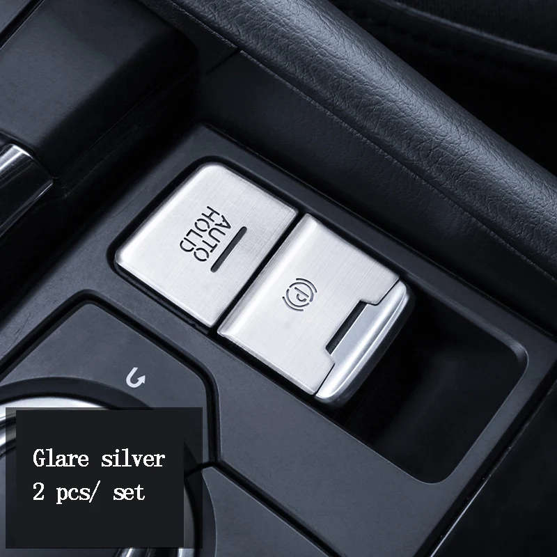 Подходит для Mazda 3 Axela cx4 Atenza электронная ручной тормоз автоматическая кнопка парковки паста CX-5 Модифицированная - Название цвета: glare silver