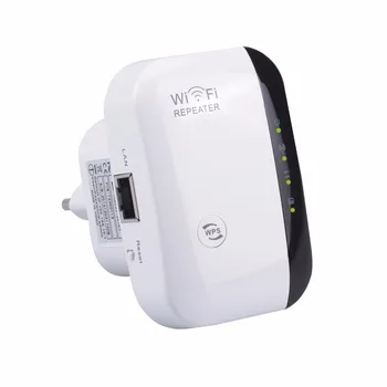 

WiFi Repeater Extender Wi-Fi Amplifier Wireless 300M 802.11n/b/g WPS AP Router Signal Booster Range Extender