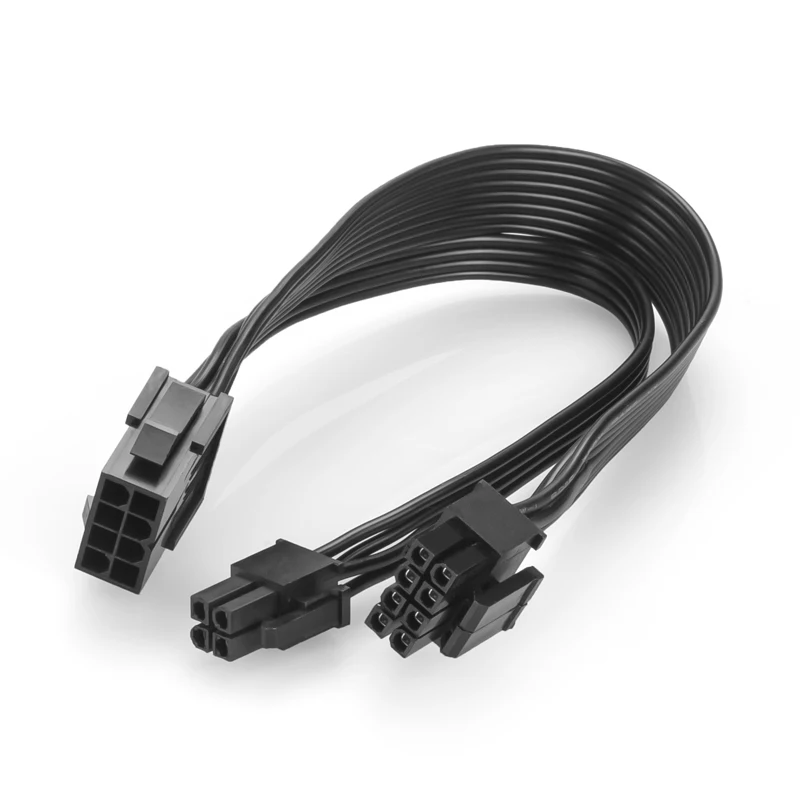RGeek EPS CPU 8 Pin Female to CPU ATX 8Pin + ATX 4 Pin Male Converter Extension Cable - 20cm Description Image.This Product Can Be Found With The Tag Names Atx 4 pin 8 eps power supply cable adapter, Cable cpu adapter 8 pins 4, Eps female male 8 pin atx 4 power adapter cable