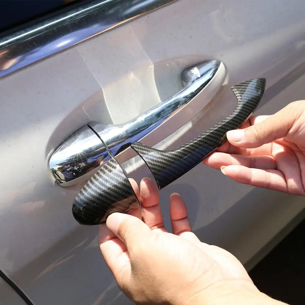 

Car Door Handles Covers Chrome Exterior Car Styling Sticker for Mercedes Benz C Class W205 GLC X253 E Class W213