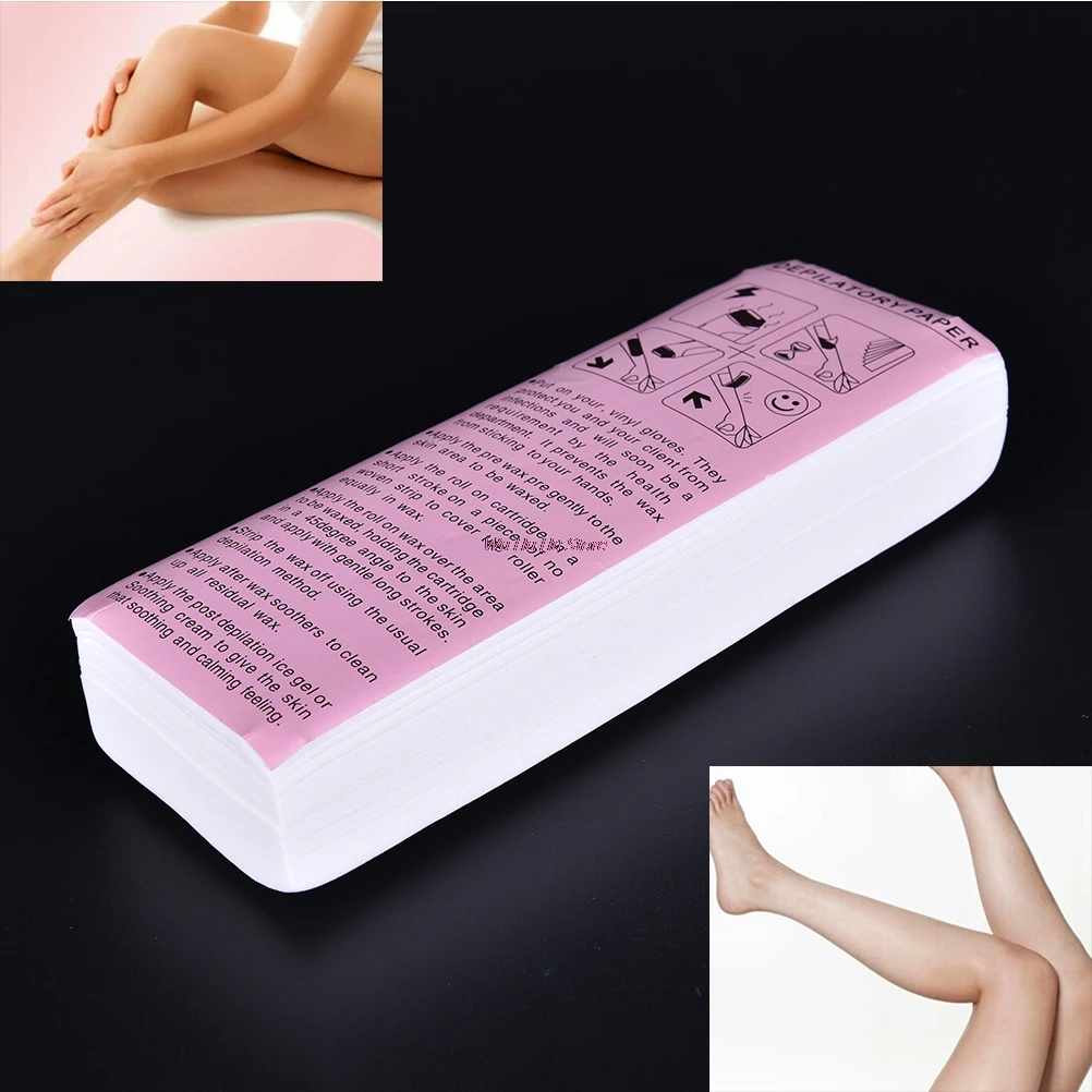 80pcs/pack Depilatory Nonwoven Epilator Wax Strip Paper Roll Waxing Pro Waxing Depilatory Paper Hair Removal Health