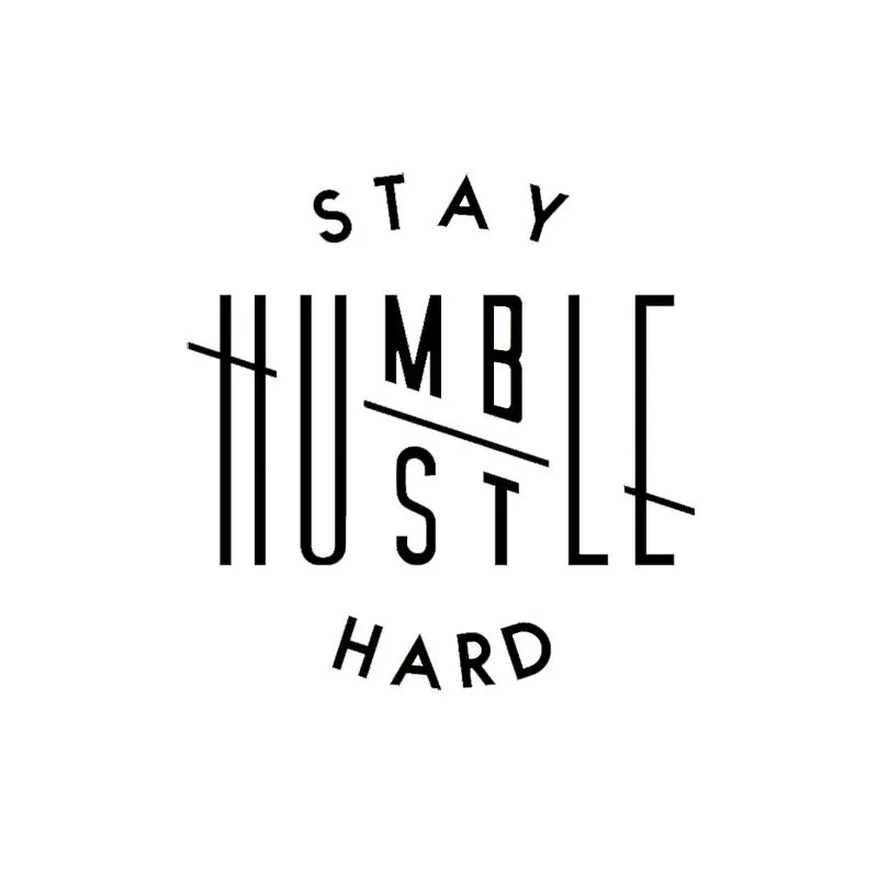 

Interesting "STAY HUMBLE HUSTLE HARD" Kanji Car Sticker Accessories Decal Car Window Cover Scratches Waterproof PVC 13cm X 13cm