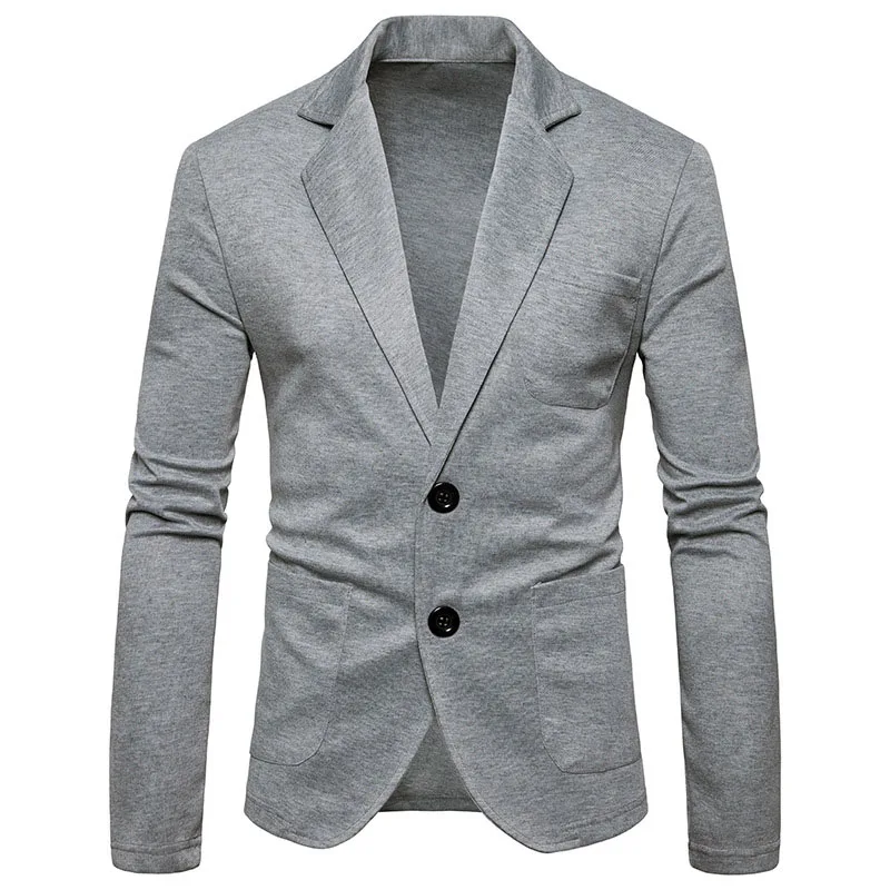 OLOME Fashion Mens Cotton Blazer Autumn New Male Casual Suit Jackets Business 2019 Clothes Solid Slim Fit Clothes Plus Size OLOME Fashion Mens Cotton Blazer Autumn New Male Casual Suit Jackets Business 2019 Clothes Solid Slim Fit Clothes Plus Size