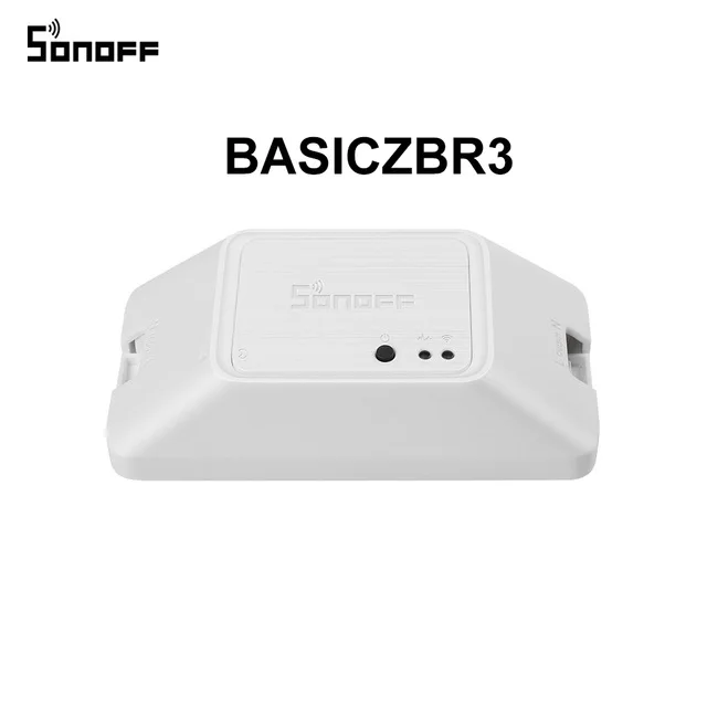 SONOFF BASICZBR3 DIY умный светильник Zigbee переключатель мини реле времени модуль беспроводной пульт дистанционного управления работает с Alexa SmartThings Hub - Комплект: SONOFF BASICZBR3
