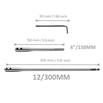 

2pcs Extention bar Set Extension Adapter 150mm/300mm Hex Shank Extender