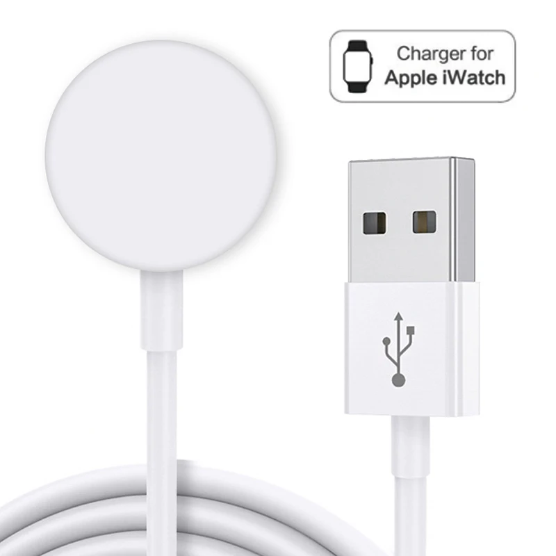 Portable Wireless Charger for IWatch 6 SE 5 4 Magnetic Charging Dock Station USB Cable Apple Watch Series 3 2 1 | Электроника