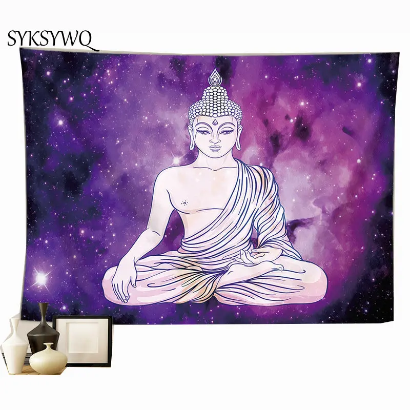 

Buddha Wall Art Tapestry Mandala Bohemia 6 Sizes wandkleed bohemian tapiz chakras porta mat yoga