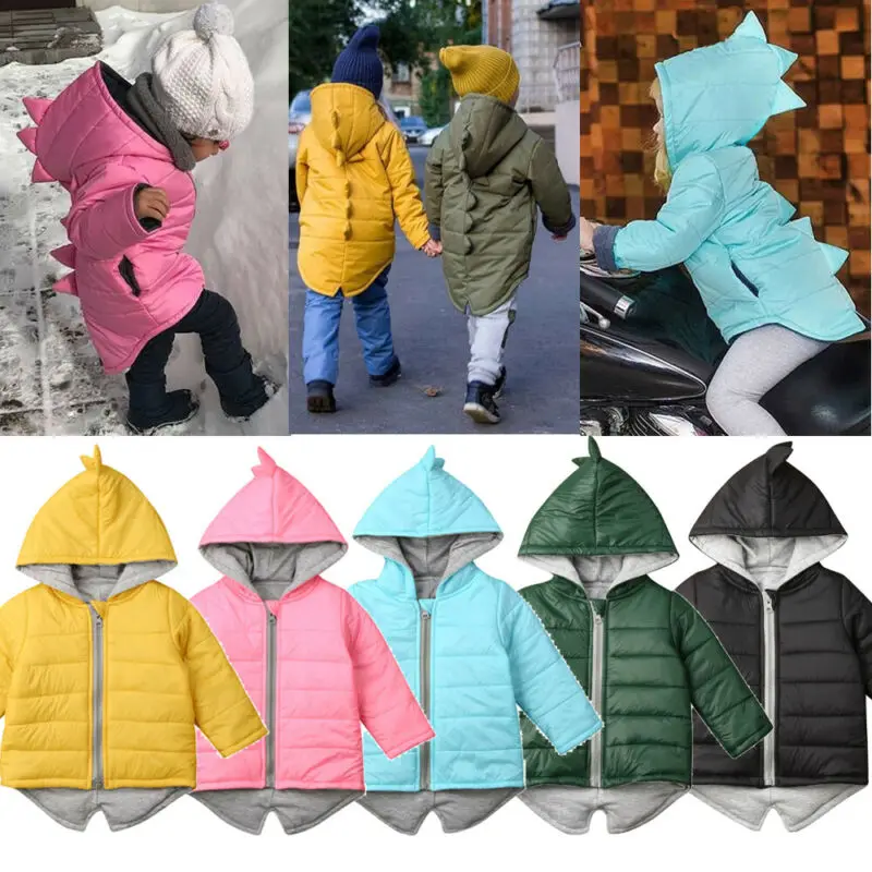 buy 1-7 Year Baby Girls Boys Parka Light Kid Jacket Hooed Down Coat Winter Children Jacket Spring Fall