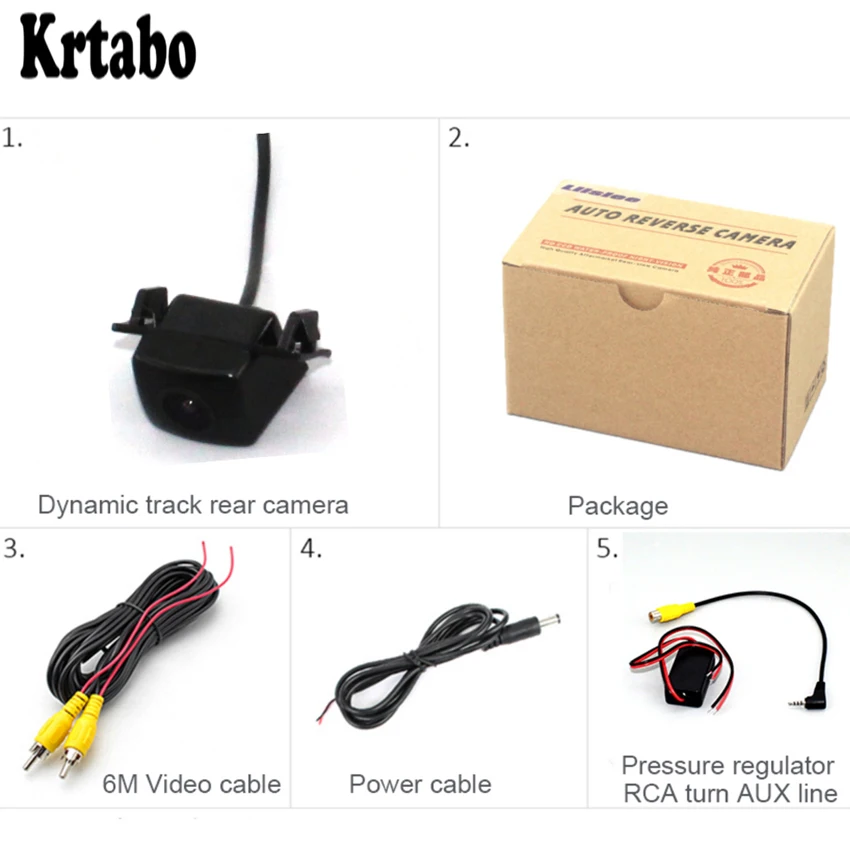 Krtabo full HD широкоугольная парковочная камера для Toyota Camry 2006 2007 2008 Автомобильная камера заднего вида водостойкая камера заднего вида CCD