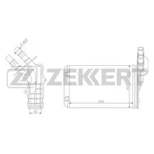 Радиатор отоп. Renault Clio II 98- Symbol 98 ZEKKERT mk-5019
