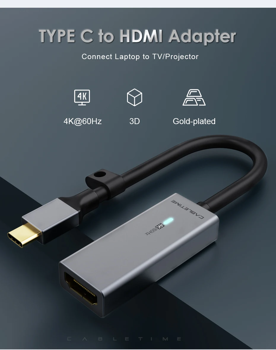 cabo adaptador usb para thunderbolt para macbook pro hdmi para