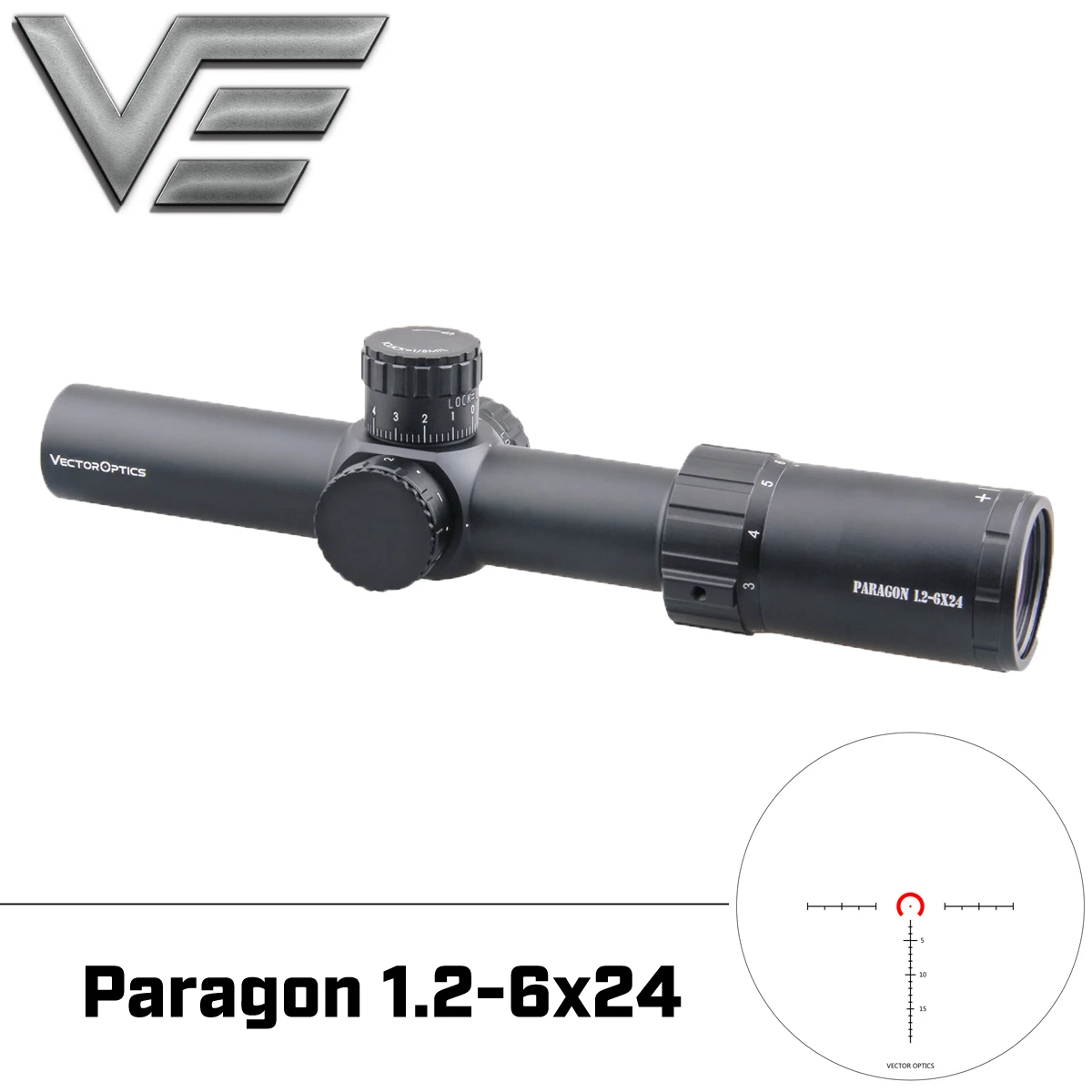 Vector Optics Paragon 1 2 6x24 тактический прицел для винтовки AR15 M4 телескопический с. 223 5 56 BDC