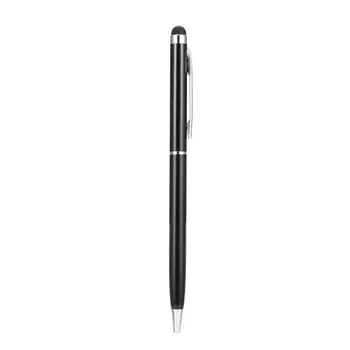 

2 in 1 Universal Stainless Steel Stylus Pen for iPad for iPhone for iPod Capacitive Crystal Touch Screen Stylus & Ball Point Pen