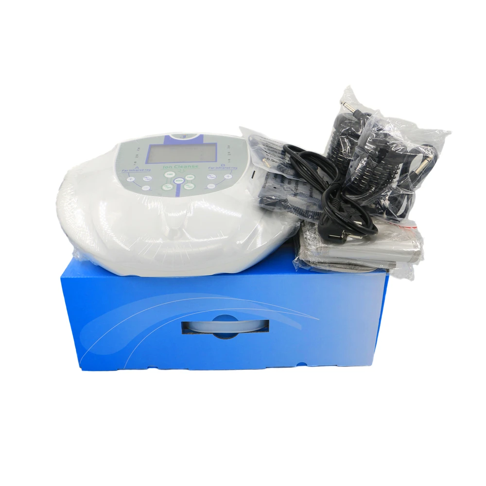 Dual Ion Detox Foot Bath Ionic Cleanse Spa Machine+infrared Ray Belt