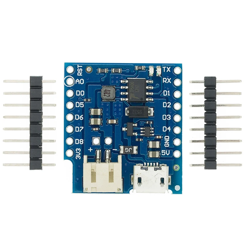 Щит для аккумулятора V1.2.0 Для WEMOS D1 mini зарядка и усиление одной литиевой