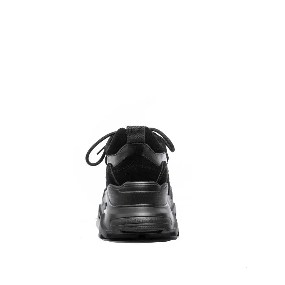 Krazing Pot/Лидер продаж; модная Уличная обувь для отдыха; дышащая обувь смешанных цветов из натуральной кожи с круглым носком на толстой подошве; Вулканизированная обувь; L69