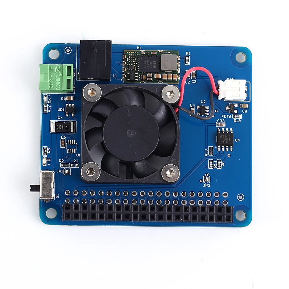 Выключатель питания для Raspberry Pi 3B +/3B/2B Smart Fan с переключателем|Интегральные схемы| |