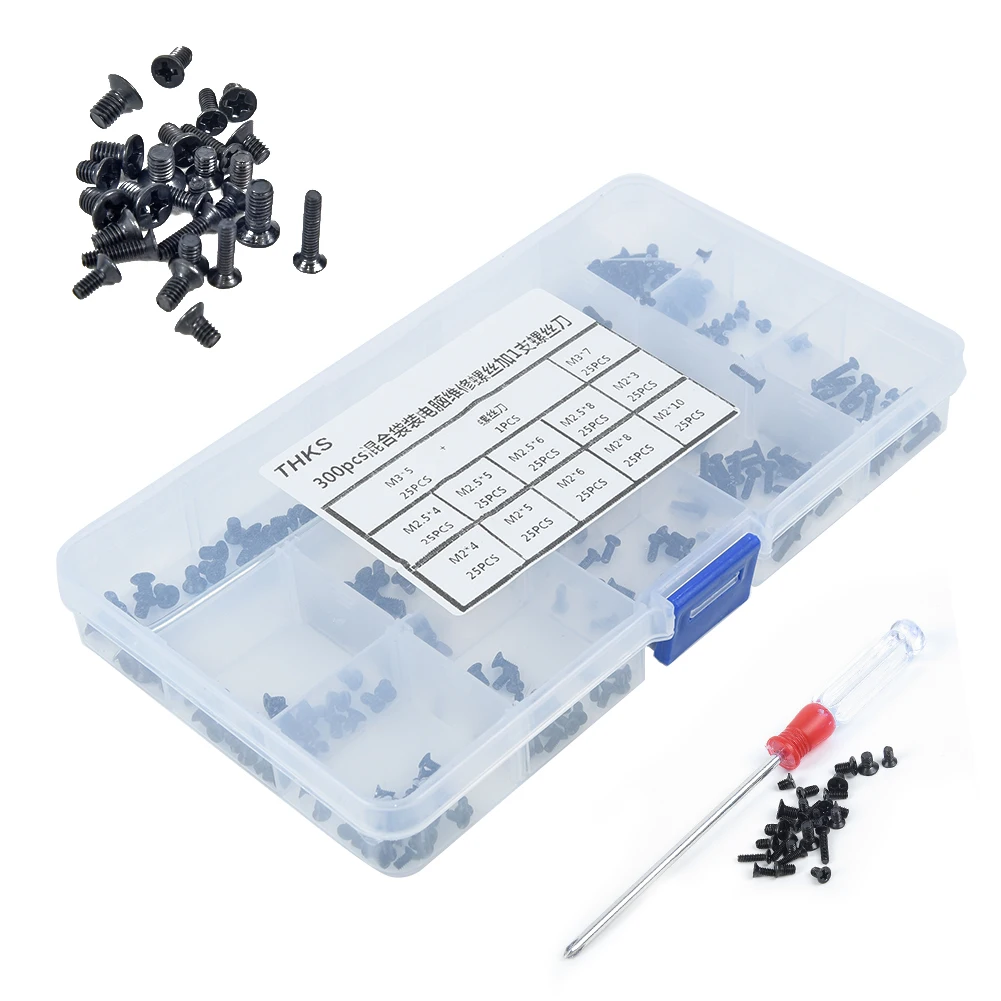 220pcs set of + 1 tool M2 M2.5 Laptop Screw Computer Mechanical Assortment Repair Tool Kit Repair Kit Hardware