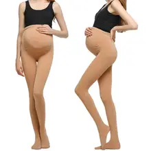 320D женские носки для беременных, Чулочные изделия для беременных, однотонные чулки, колготки, колготки на весну и осень, чулки для беременных женщин