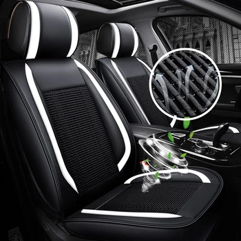 

Car Seat Cover Set Universal Car Seat Cushion Airbag Compatible for Hyundai Elantra Santa Fe