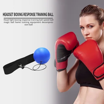 

Gym Boxing Reflex Speed Ball Muay Thai Raising Hand Eye Reaction Punch Ball Gym Home Training Equipment Adjustable Elastic Line